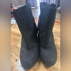 Not Rated Black Ankle Boots size 9